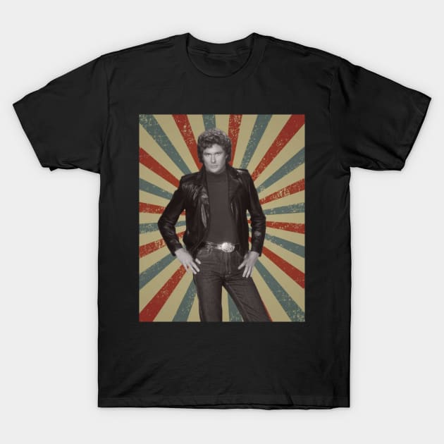 David Hasselhoff T-Shirt by LivingCapital 